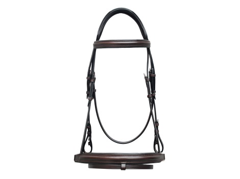 English leather bridle with padding